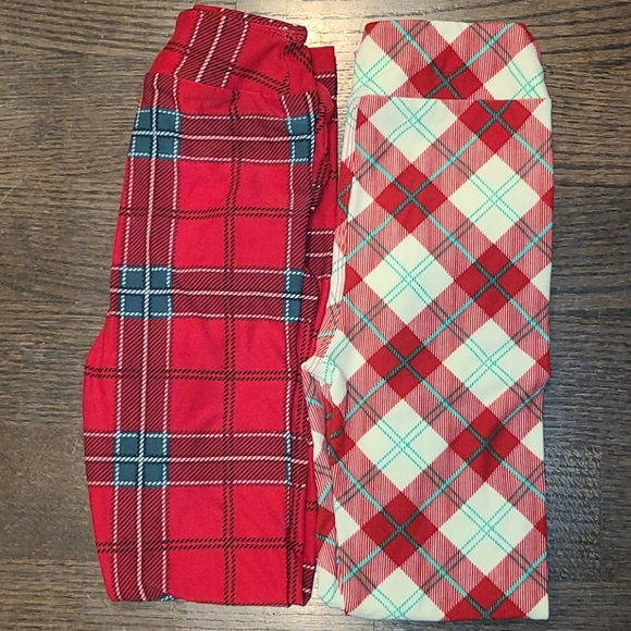 ❤💚Holiday bundle LuLaRoe leggings, L/XL - Picture 1 of 3